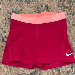 Nike Coral and Magenta Workout Spandex